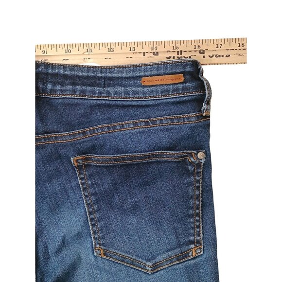 Pilcro and the Letterpress Jeans Womens 32 Stretch Skinny Mid Rise Denim Pants - Picture 8 of 9